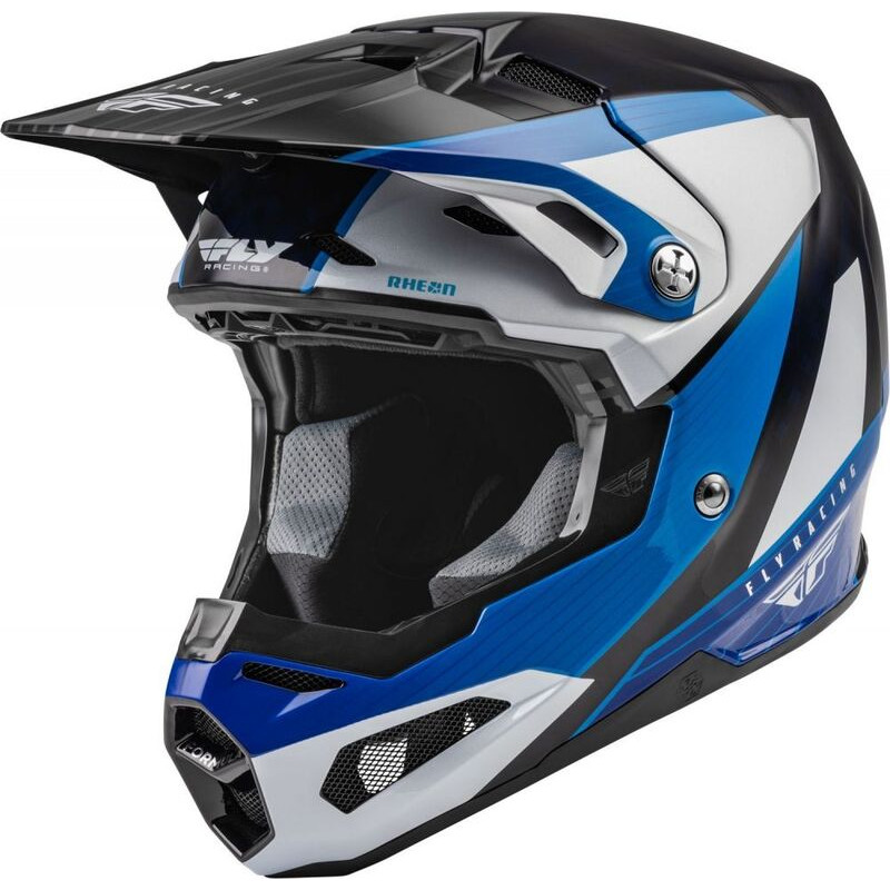Casque FLY RACING Formula Carbon Prime Bleu/Blanc/Bleu Carbon Casque FLY RACING Formula Carbon Prime Bleu/Blanc/Bleu Carbon
