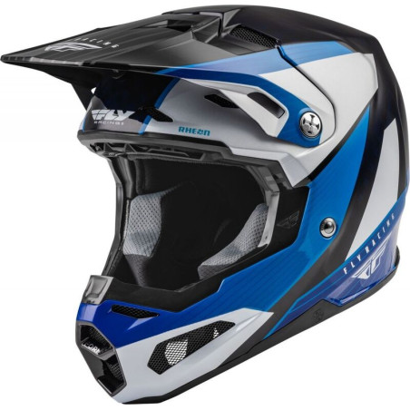 Casque FLY RACING Formula Carbon Prime Bleu/Blanc/Bleu Carbon