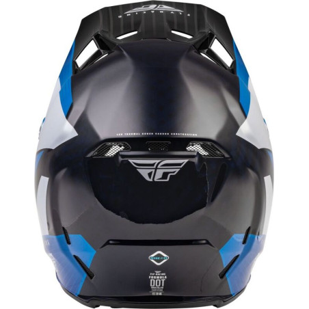 FLY RACING Formula Carbon Prime Helmet Blue/White/Blue Carbon