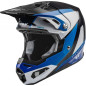 Casque FLY RACING Formula Carbon Prime Bleu/Blanc/Bleu Carbon Casque FLY RACING Formula Carbon Prime Bleu/Blanc/Bleu Carbon