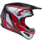 FLY RACING Formula Carbon Prime Helmet Red/White/Red Carbon - talla XL