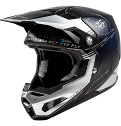 Casque FLY RACING Formula Smart Carbon Legacy - bleu carbone/argent