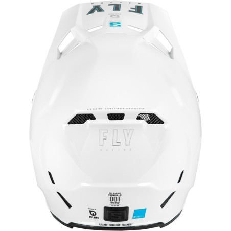 FLY RACING Formula S Carbon Solid Helm - Weiß