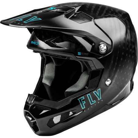 FLY RACING Formula S Carbon Solid Helm - Schwarz