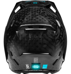 FLY RACING Formula S Carbon Solid Helm - Schwarz