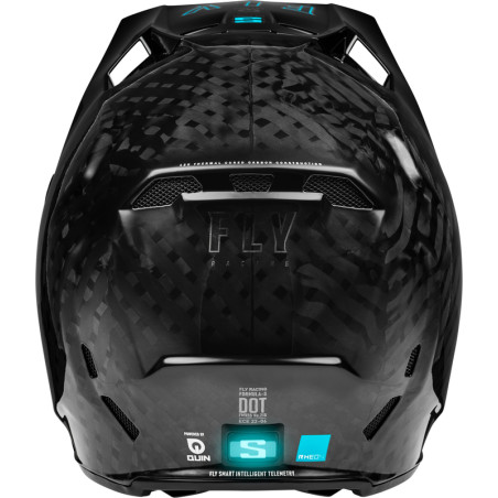 FLY RACING Formula S Carbon Solid Helm - Schwarz