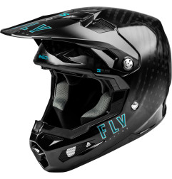 Casco FLY RACING Formula S Carbon Solid - Negro