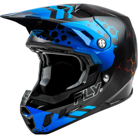 FLY RACING Formula CC Tektonic Helmet - Black/Blue/Red - size XL