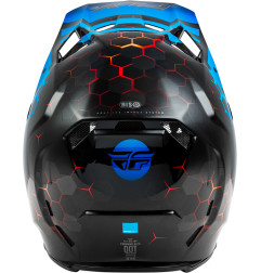 Casque FLY RACING Formula CC Tektonic - noir/bleu/rouge - taille XL