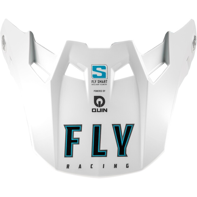 Visière FLY RACING Formula S Carbon Solid - blanc - taille XL/2XL Visière FLY RACING Formula S Carbon Solid - blanc - taille XL/2XL