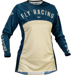 FLY RACING Lite Damen-Jersey - Navy/Ivory
