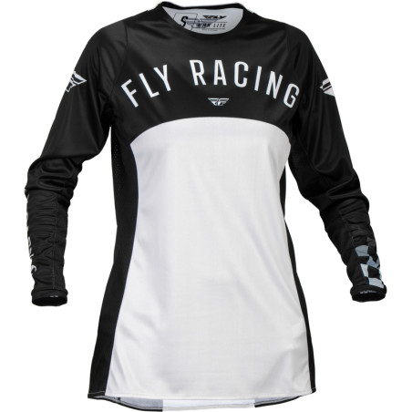 Maillot femme FLY RACING Lite - noir/gris clair