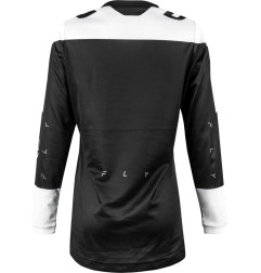 FLY RACING F-16 Damen-Jersey - Schwarz/Weiss