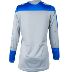 FLY RACING F-16 Damen-Jersey - Arctic Grey / Blau