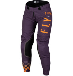 FLY RACING Lite woman Pants - Deep Purple/White/Neon Coral
