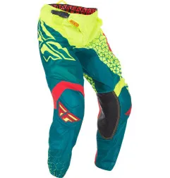 Pantalon FLY RACING Kinetic Trifecta Mesh - Hi-Vis/Teal