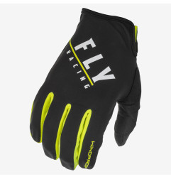 Gants FLY RACING Windproof - noir/jaune fluo