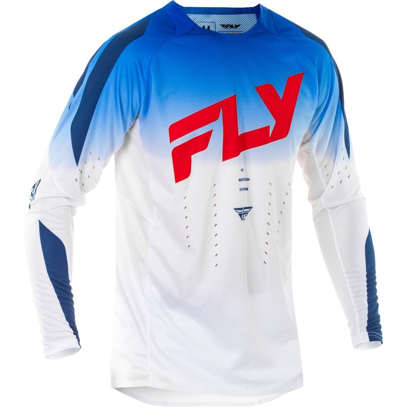 FLY RACING Evolution DST Jersey - Rot/Weiß/Blau - Größe S