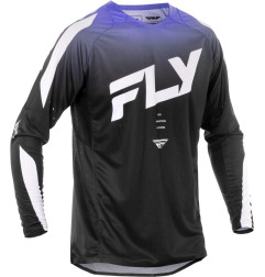 Camiseta FLY RACING Evolution DST - Negro / Blanco / Morado