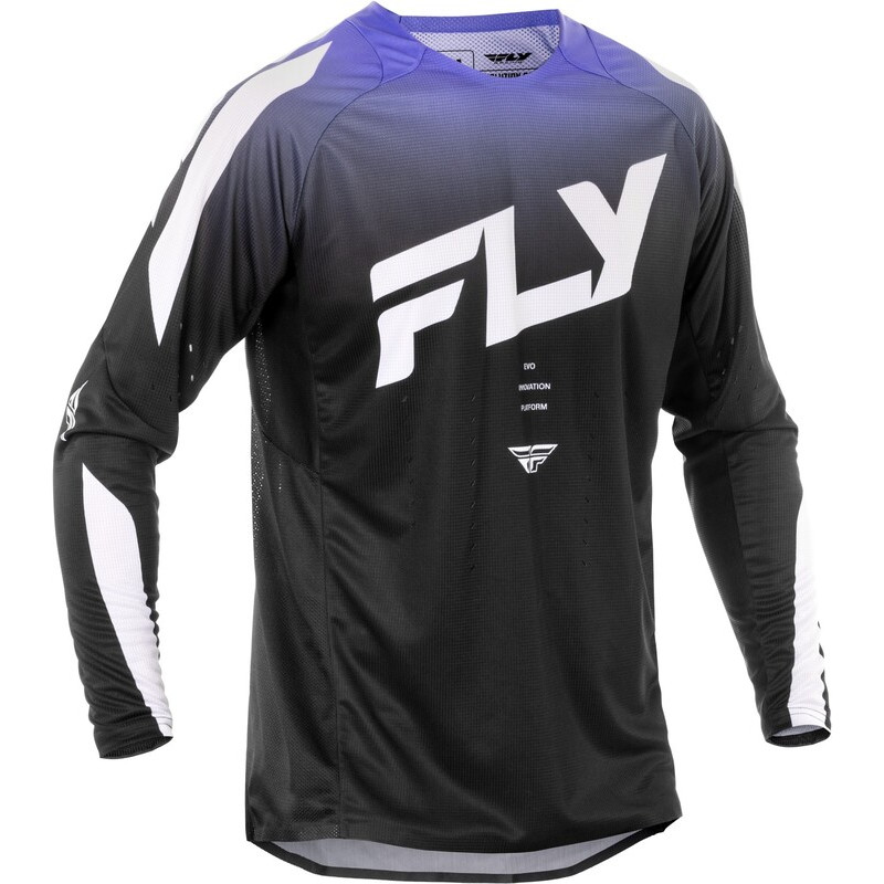 FLY RACING Evolution DST Jersey - Schwarz/Weiß/Purple FLY RACING Evolution DST Jersey - Schwarz/Weiß/Purple