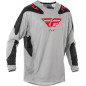 Maillot FLY RACING Kinetic SYM - gris clair/rouge/noir Maillot FLY RACING Kinetic SYM - gris clair/rouge/noir
