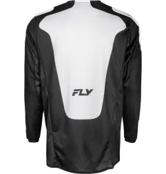 Maillot FLY RACING Kinetic SYM - noir/blanc
