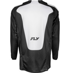 FLY RACING Kinetic SYM Jersey - Schwarz/Weiß