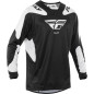 Maillot FLY RACING Kinetic SYM - noir/blanc