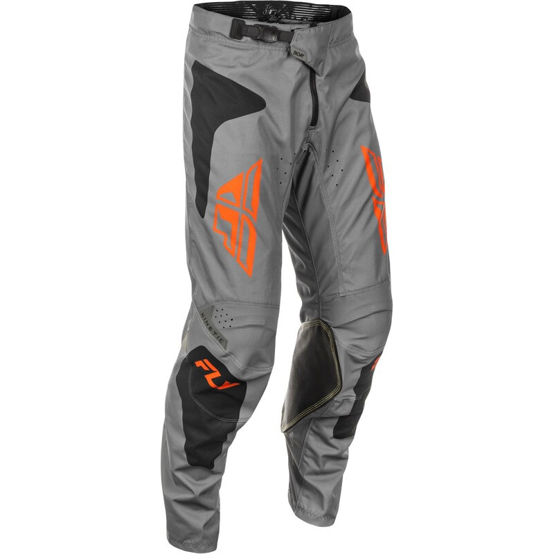 FLY RACING Kinetic SYM Pants - Grey/Orange/Black FLY RACING Kinetic SYM Pants - Grey/Orange/Black