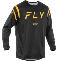 Maillot FLY RACING Kinetic Center - noir/or