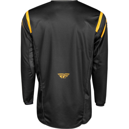 FLY RACING Kinetic Center Jersey - Schwarz/Gold