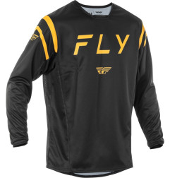 FLY RACING Kinetic Center Jersey - Schwarz/Gold