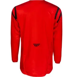 Maillot FLY RACING Kinetic Center - rouge/noir