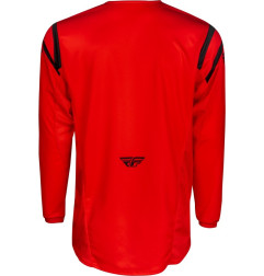 Maillot FLY RACING Kinetic Center - rouge/noir