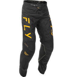 FLY RACING Kinetic Center Pants - Black/Gold