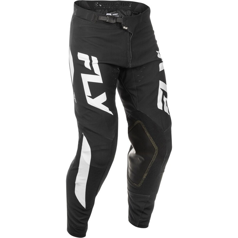 Pantalón FLY RACING Evolution DST - Negro / Blanco / Morado - talla 28