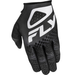 FLY RACING Kinetic SYM Handschuhe- Schwarz/Weiß