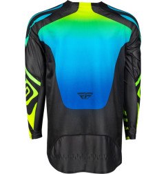 Camiseta FLY RACING Evolution DST S.E. Zen - Negro / Azul / Hi-Vis - talla S