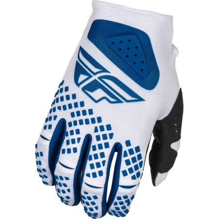 FLY RACING Kinetic Center Gloves - White/Navy