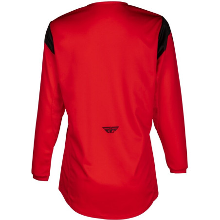 Camiseta infantil FLY RACING Kinetic Stoke - Rojo / Negro - talla YXL