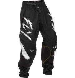 FLY RACING Kinetic Stoke Jugendhose- Schwarz/Weiß