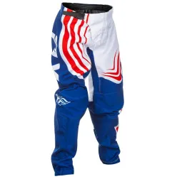 Pantalon enfant FLY RACING F-16 - rouge/blanc/bleu