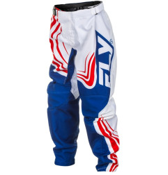 Pantalon enfant FLY RACING F-16 - rouge/blanc/bleu