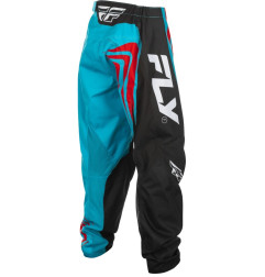 FLY RACING F-16 Youth Pants - Cyan/Black/Red