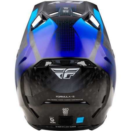 Casque FLY RACING Formula S Carbon Protocol - noir carbone/rouge - 73-4466