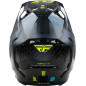 FLY RACING Formula S Carbon Protocol Helm - Schwarz Carbon/Grau/Hi-Vis