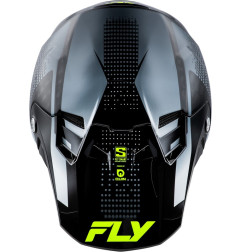 Casque FLY RACING Formula S Carbon Protocol - noir carbone/gris/Hi-Vis