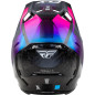 Casque FLY RACING Formula S Carbon Protocol - noir carbone/bleu/rose - taille XL
