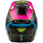 Casque FLY RACING Formula CC L.E. Underglow - gris/rose/bleu - taille XL