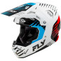 FLY RACING Formula CP Slice Helm - Weiß/Rot/Cyan - Größe XL FLY RACING Formula CP Slice Helm - Weiß/Rot/Cyan - Größe XL